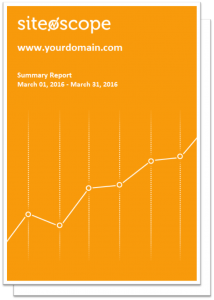 Siteoscope Report Cover