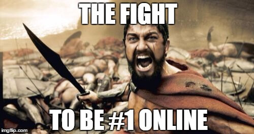 Fight to be number 1 online