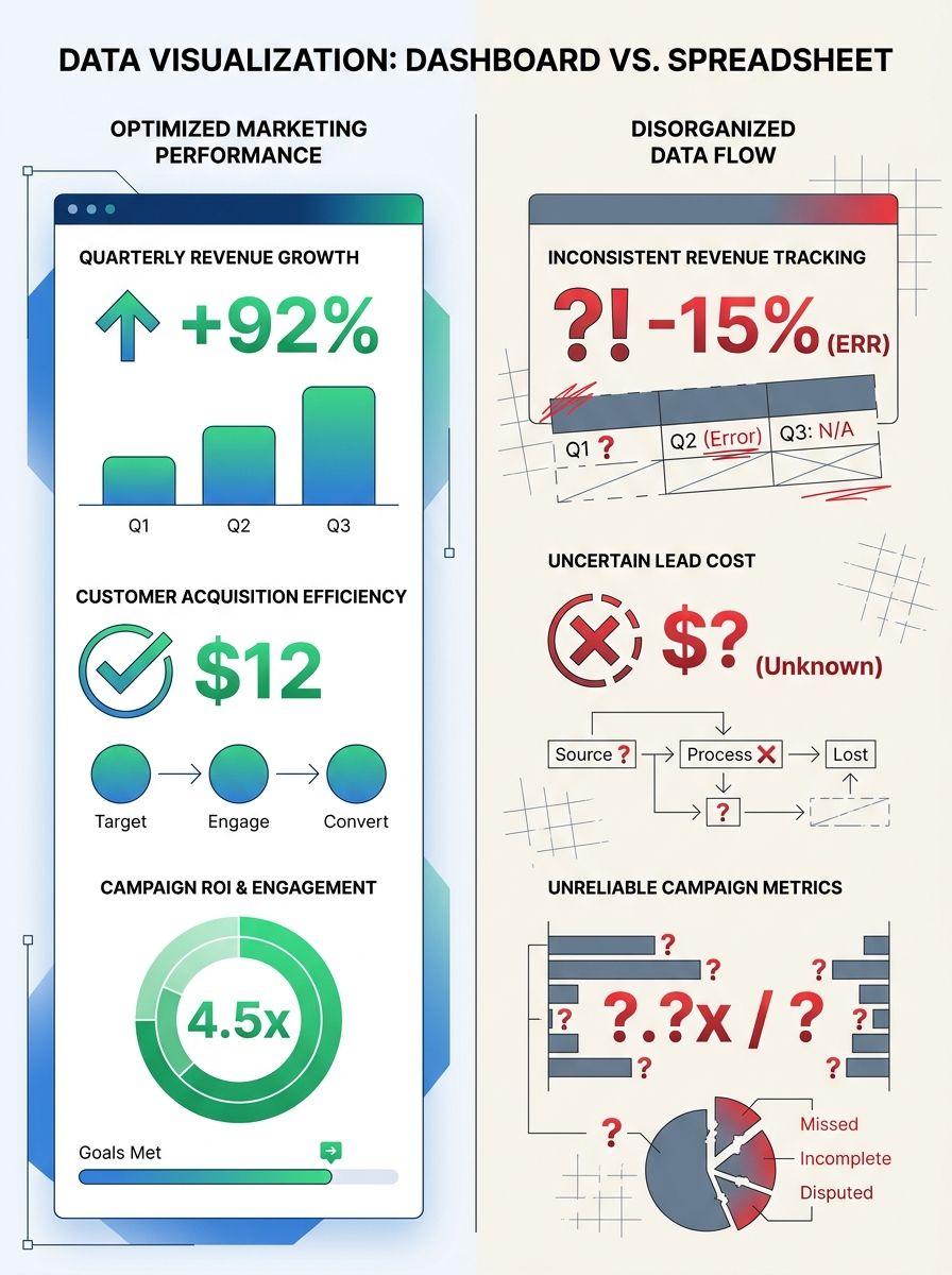 The Data Quality Crisis in Marketing Analytics: Why Your Dashboard Reports Don't Match Your Actual Performance