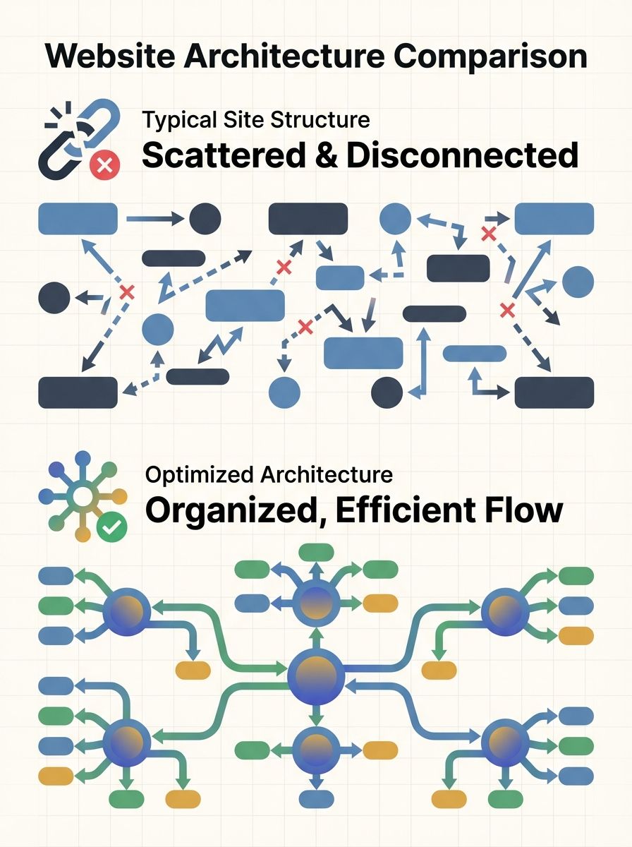 The Internal Linking Blueprint: How Strategic Link Architecture Boosts Both SEO and User Conversion