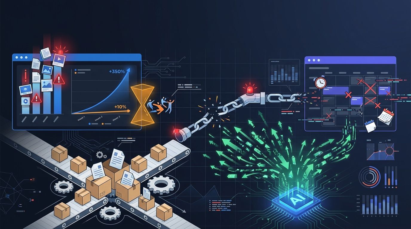 The Content Production Bottleneck: Why Your Marketing Team Can't Keep Up With AI Content Demand